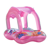 Maxbell Funny Pool Float Cartoon Inflatable Swimming Ring for Vacation Lake Children With Handle No Bell