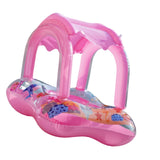 Maxbell Funny Pool Float Cartoon Inflatable Swimming Ring for Vacation Lake Children With Handle No Bell