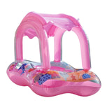 Maxbell Funny Pool Float Cartoon Inflatable Swimming Ring for Vacation Lake Children With Handle No Bell