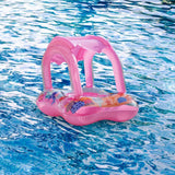 Maxbell Funny Pool Float Cartoon Inflatable Swimming Ring for Vacation Lake Children With Handle No Bell