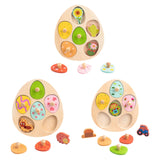 Maxbell Wood Puzzles for Kids for Aged 3-6 Years Matching Toys Educational Toy Flower