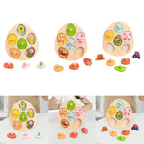 Maxbell Wood Puzzles for Kids for Aged 3-6 Years Matching Toys Educational Toy Flower