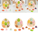 Maxbell Wood Puzzles for Kids for Aged 3-6 Years Matching Toys Educational Toy Flower