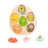 Maxbell Wood Puzzles for Kids for Aged 3-6 Years Matching Toys Educational Toy Flower