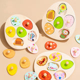 Maxbell Wood Puzzles for Kids for Aged 3-6 Years Matching Toys Educational Toy decors