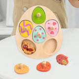 Maxbell Wood Puzzles for Kids for Aged 3-6 Years Matching Toys Educational Toy decors