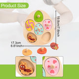 Maxbell Wood Puzzles for Kids for Aged 3-6 Years Matching Toys Educational Toy decors