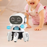 Maxbell Electric Octopus Robot Toy Holiday Gifts Practical Dancing Walking Robot Toy White