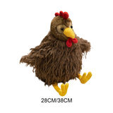 Maxbell Chicken Plush Pillow Toy Stuffed Animal Pillow Birthday Gift for Living Room 28cm