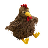 Maxbell Chicken Plush Pillow Toy Stuffed Animal Pillow Birthday Gift for Living Room 28cm