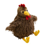 Maxbell Chicken Plush Pillow Toy Stuffed Animal Pillow Birthday Gift for Living Room 28cm