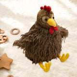 Maxbell Chicken Plush Pillow Toy Stuffed Animal Pillow Birthday Gift for Living Room 38cm