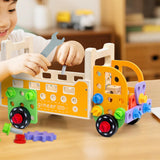 Maxbell Wooden Kids Tool Set Portable Pretend Play for Boys Girls Preschool Children