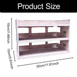 Maxbell 1/64 Scale Model Car Display Case Parking Lot Decoration Toy Car Storage Box