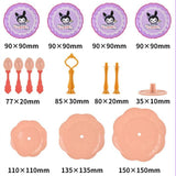 Maxbell Tea Party Tableware Hands on Ability Early Educational for Kindergarten Kids