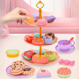 Maxbell Tea Party Tableware Hands on Ability Early Educational for Kindergarten Kids