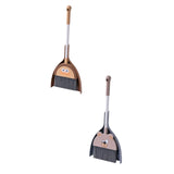 Maxbell Mini Broom with Dustpan for Kids Role Playing Little Housekeeping Helper Set Large Mouth Cartoon
