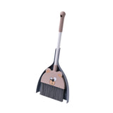 Maxbell Mini Broom with Dustpan for Kids Role Playing Little Housekeeping Helper Set Cartoon Bear