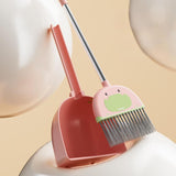 Maxbell Mini Broom with Dustpan for Kids Cartoon for Age 3-6 Kindergarten Boys Girls