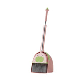 Maxbell Mini Broom with Dustpan for Kids Cartoon for Age 3-6 Kindergarten Boys Girls
