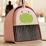 Maxbell Mini Broom with Dustpan for Kids Cartoon for Age 3-6 Kindergarten Boys Girls