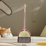 Maxbell Mini Broom with Dustpan for Kids Cartoon for Age 3-6 Kindergarten Boys Girls