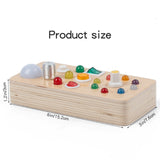 Maxbell Wood Busy Board with LED Lights Switch Activity Board for Children Kids Gift