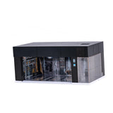Maxbell 1/64 Scale Car Model Display Case with LED for Action Figures Gifting Layout Black