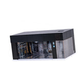 Maxbell 1/64 Scale Car Model Display Case with LED for Action Figures Gifting Layout Black