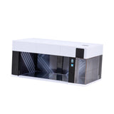 Maxbell 1/64 Scale Car Model Display Case with LED for Action Figures Gifting Layout White