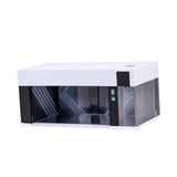 Maxbell 1/64 Scale Car Model Display Case with LED for Action Figures Gifting Layout White