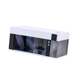 Maxbell 1/64 Scale Car Model Display Case with LED for Action Figures Gifting Layout White