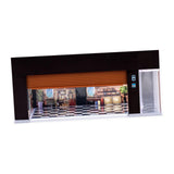 Maxbell 1/64 Scale Car Model Display Case with LED for Action Figures Gifting Layout Brown