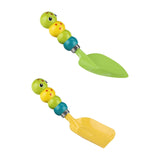 Maxbell Kids Garden Hand Shovel Caterpillar Shaped Handle Scoop for Planting Flowers Pointed