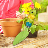 Maxbell Kids Garden Hand Shovel Caterpillar Shaped Handle Scoop for Planting Flowers Pointed