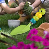Maxbell Kids Garden Hand Shovel Caterpillar Shaped Handle Scoop for Planting Flowers Pointed