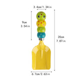 Maxbell Kids Garden Hand Shovel Caterpillar Shaped Handle Scoop for Planting Flowers Square