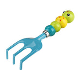 Maxbell Kids Garden Hand Rake Caterpillar Shaped Handle Sturdy for Indoor Beach Sand