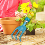Maxbell Kids Garden Hand Rake Caterpillar Shaped Handle Sturdy for Indoor Beach Sand