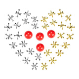 Maxbell Jacks Game with Ball Classic Night Party Favor Kids Adults Family Table Game