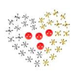 Maxbell Jacks Game with Ball Classic Night Party Favor Kids Adults Family Table Game