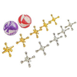 Maxbell Jacks Game with Ball Classic Night Party Favor Kids Adults Family Table Game