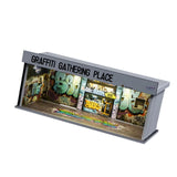 Maxbell 1:64 Scale Diecast Vehicle Model Display Case with LED Light for Desk Layout