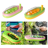 Maxbell Silkworm Terrariums Breeding Box Pet House Development Toy Reptile Terrarium pink