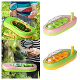 Maxbell Silkworm Terrariums Breeding Box Pet House Development Toy Reptile Terrarium pink