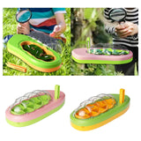 Maxbell Silkworm Terrariums Breeding Box Pet House Development Toy Reptile Terrarium pink