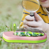 Maxbell Silkworm Terrariums Breeding Box Pet House Development Toy Reptile Terrarium pink