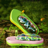 Maxbell Silkworm Terrariums Breeding Box Pet House Development Toy Reptile Terrarium green