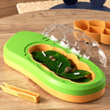 Maxbell Silkworm Terrariums Breeding Box Pet House Development Toy Reptile Terrarium green