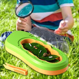 Maxbell Silkworm Terrariums Breeding Box Pet House Development Toy Reptile Terrarium green